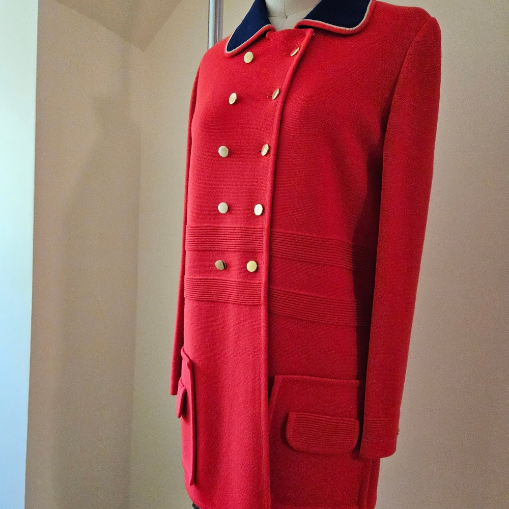 Vintage 1960s Mod Sweater, Wool Carnaby Sweater, 60s Wool Sweater